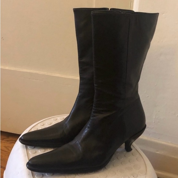Obeline Leather Boots - Picture 3 of 5